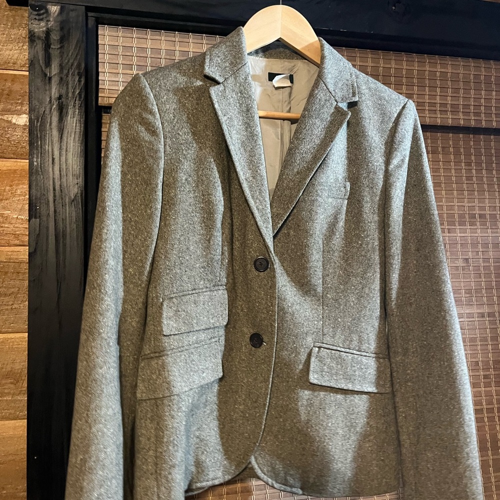 J. Crew Heather Gray Suit Jacket